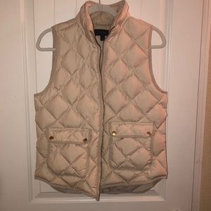 J. Crew cream vest